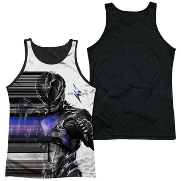 Power Rangers Black Streak Men's Black Back Tank Men's Black Back Tank Power Rangers   