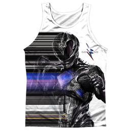 Power Rangers Movie Black Streak - Men's All Over Print Tank Top Men's All Over Print Tank Power Rangers   