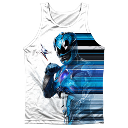 Power Rangers Movie Blue Streak - Men's All Over Print Tank Top Men's All Over Print Tank Power Rangers   