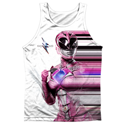 Power Rangers Movie Pink Streak - Men's All Over Print Tank Top Men's All Over Print Tank Power Rangers   