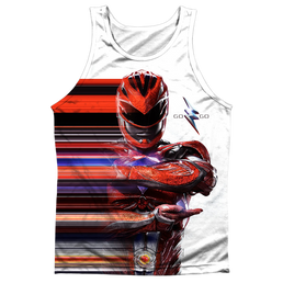 Power Rangers Movie Red Streak - Men's All Over Print Tank Top Men's All Over Print Tank Power Rangers   