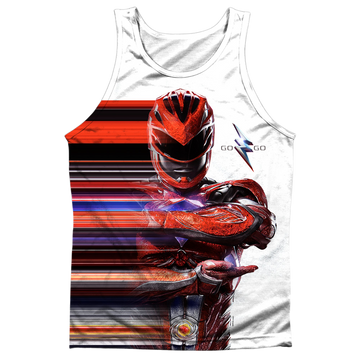 Power Rangers Movie Red Streak - Men's All Over Print Tank Top Men's All Over Print Tank Power Rangers   