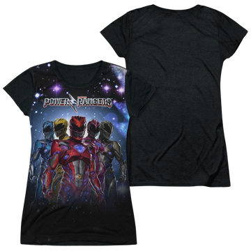 Power Rangers Power Surge Juniors Black Back T-Shirt Juniors Black Back T-Shirt Power Rangers   