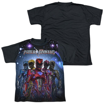 Power Rangers Power Surge Youth Black Back T-Shirt (Ages 8-12) Youth Black Back T-Shirt (Ages 8-12) Power Rangers   