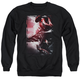 Power Rangers Red Zord Poster Men's Crewneck Sweatshirt Men's Crewneck Sweatshirt Power Rangers   