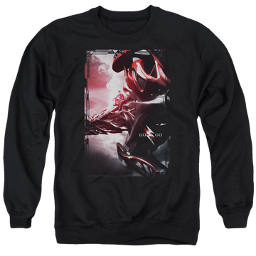 Power Rangers Red Zord Poster Men's Crewneck Sweatshirt Men's Crewneck Sweatshirt Power Rangers   