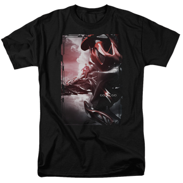 Power Rangers Red Zord Poster Men's Regular Fit T-Shirt Men's Regular Fit T-Shirt Power Rangers   