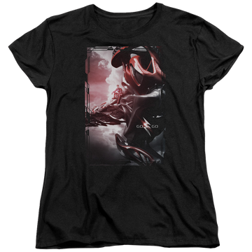 Power Rangers Red Zord Poster Women's T-Shirt Women's T-Shirt Power Rangers   
