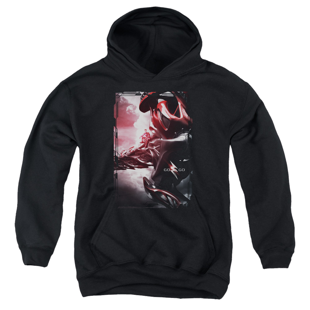 Power Rangers Red Zord Poster Youth Hoodie (Ages 8-12) Youth Hoodie (Ages 8-12) Power Rangers   