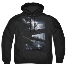 Power Rangers Black Zord Poster Pullover Hoodie Pullover Hoodie Power Rangers   