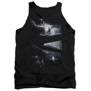 Power Rangers Black Zord Poster Men's Tank Men's Tank Power Rangers   