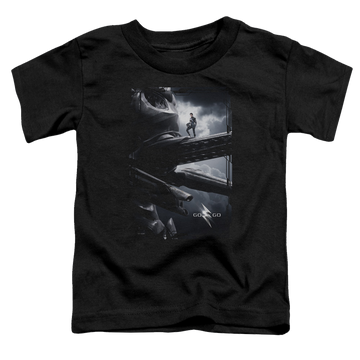 Power Rangers Black Zord Poster Toddler T-Shirt Toddler T-Shirt Power Rangers   
