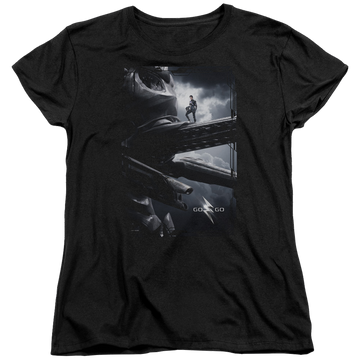 Power Rangers Black Zord Poster Women's T-Shirt Women's T-Shirt Power Rangers   