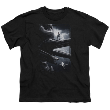 Power Rangers Black Zord Poster Youth T-Shirt (Ages 8-12) Youth T-Shirt (Ages 8-12) Power Rangers   