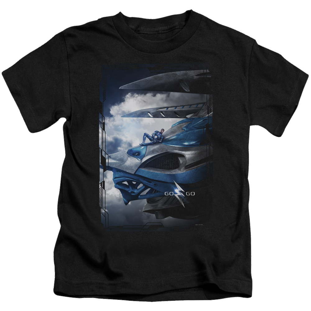 Power Rangers Blue Zord Poster Kid's T-Shirt (Ages 4-7) Kid's T-Shirt (Ages 4-7) Power Rangers   