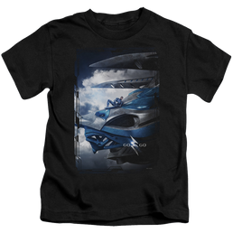 Power Rangers Blue Zord Poster Kid's T-Shirt (Ages 4-7) Kid's T-Shirt (Ages 4-7) Power Rangers   