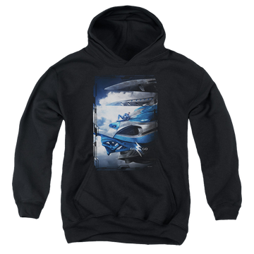 Power Rangers Blue Zord Poster Youth Hoodie (Ages 8-12) Youth Hoodie (Ages 8-12) Power Rangers   