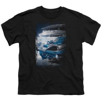 Power Rangers Blue Zord Poster Youth T-Shirt (Ages 8-12) Youth T-Shirt (Ages 8-12) Power Rangers   