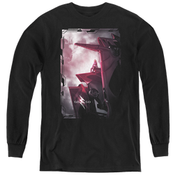 Power Rangers Movie Pink Zord Poster - Youth Long Sleeve T-Shirt Youth Long Sleeve T-Shirt Power Rangers   