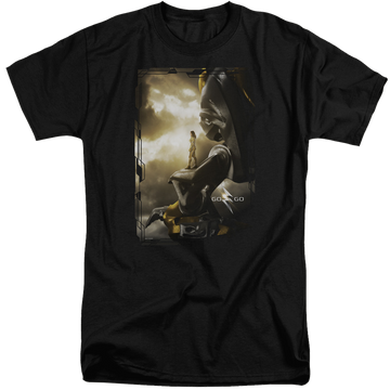 Power Rangers Yellow Zord Poster Men's Tall Fit T-Shirt Men's Tall Fit T-Shirt Power Rangers   