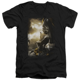 Power Rangers Yellow Zord Poster Men's V-Neck T-Shirt Men's V-Neck T-Shirt Power Rangers   