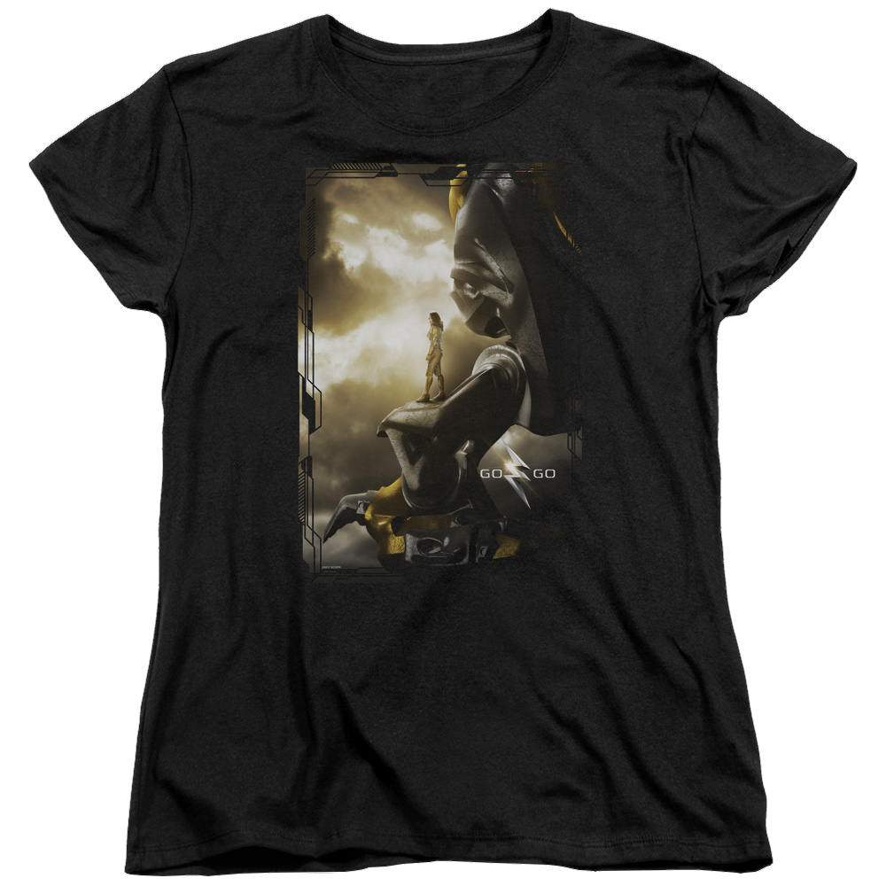 Power Rangers Yellow Zord Poster Women's T-Shirt Women's T-Shirt Power Rangers   