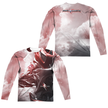Power Rangers Red Zord Poster Men's All-Over Print T-Shirt Men's All-Over Print Long Sleeve Power Rangers   