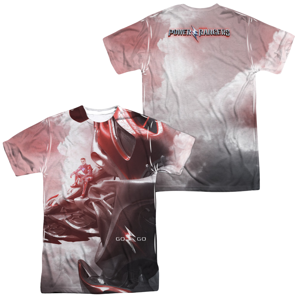 Power Rangers Red Zord Poster Men's All Over Print T-Shirt Men's All-Over Print T-Shirt Power Rangers   