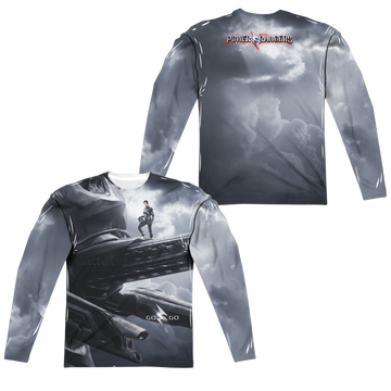 Power Rangers Black Zord Poster Men's All-Over Print T-Shirt Men's All-Over Print Long Sleeve Power Rangers   
