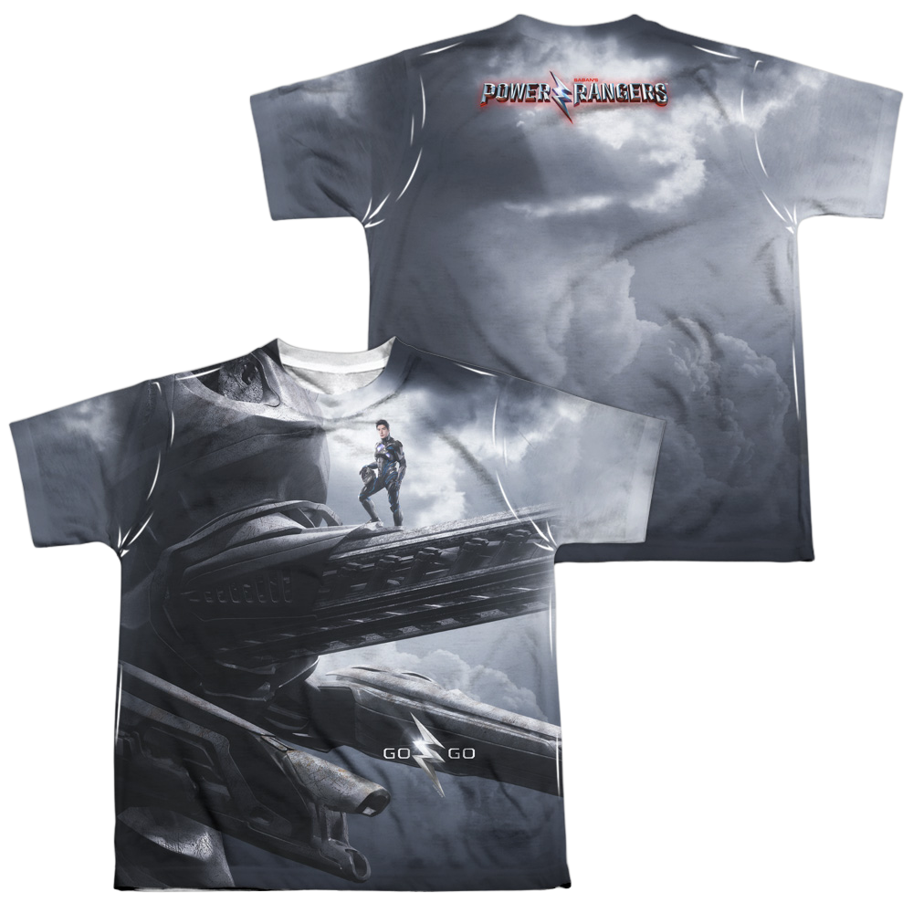 Power Rangers Black Zord Poster Youth All-Over Print T-Shirt (Ages 8-12) Youth All-Over Print T-Shirt (Ages 8-12) Power Rangers   
