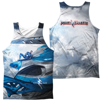 Power Rangers Blue Zord Poster Men's All Over Print Tank Men's All Over Print Tank Power Rangers   