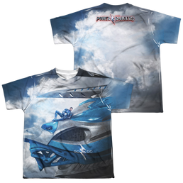 Power Rangers Blue Zord Poster Youth All-Over Print T-Shirt (Ages 8-12) Youth All-Over Print T-Shirt (Ages 8-12) Power Rangers   