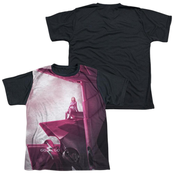 Power Rangers Pink Zord Poster Youth Black Back T-Shirt (Ages 8-12) Youth Black Back T-Shirt (Ages 8-12) Power Rangers   