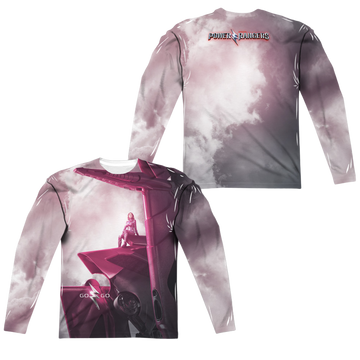 Power Rangers Pink Zord Poster Men's All-Over Print T-Shirt Men's All-Over Print Long Sleeve Power Rangers   
