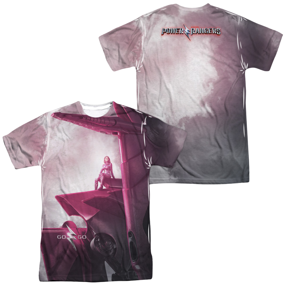 Power Rangers Pink Zord Poster Men's All Over Print T-Shirt Men's All-Over Print T-Shirt Power Rangers   