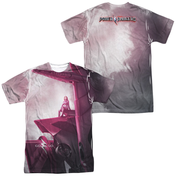 Power Rangers Pink Zord Poster Men's All Over Print T-Shirt Men's All-Over Print T-Shirt Power Rangers   