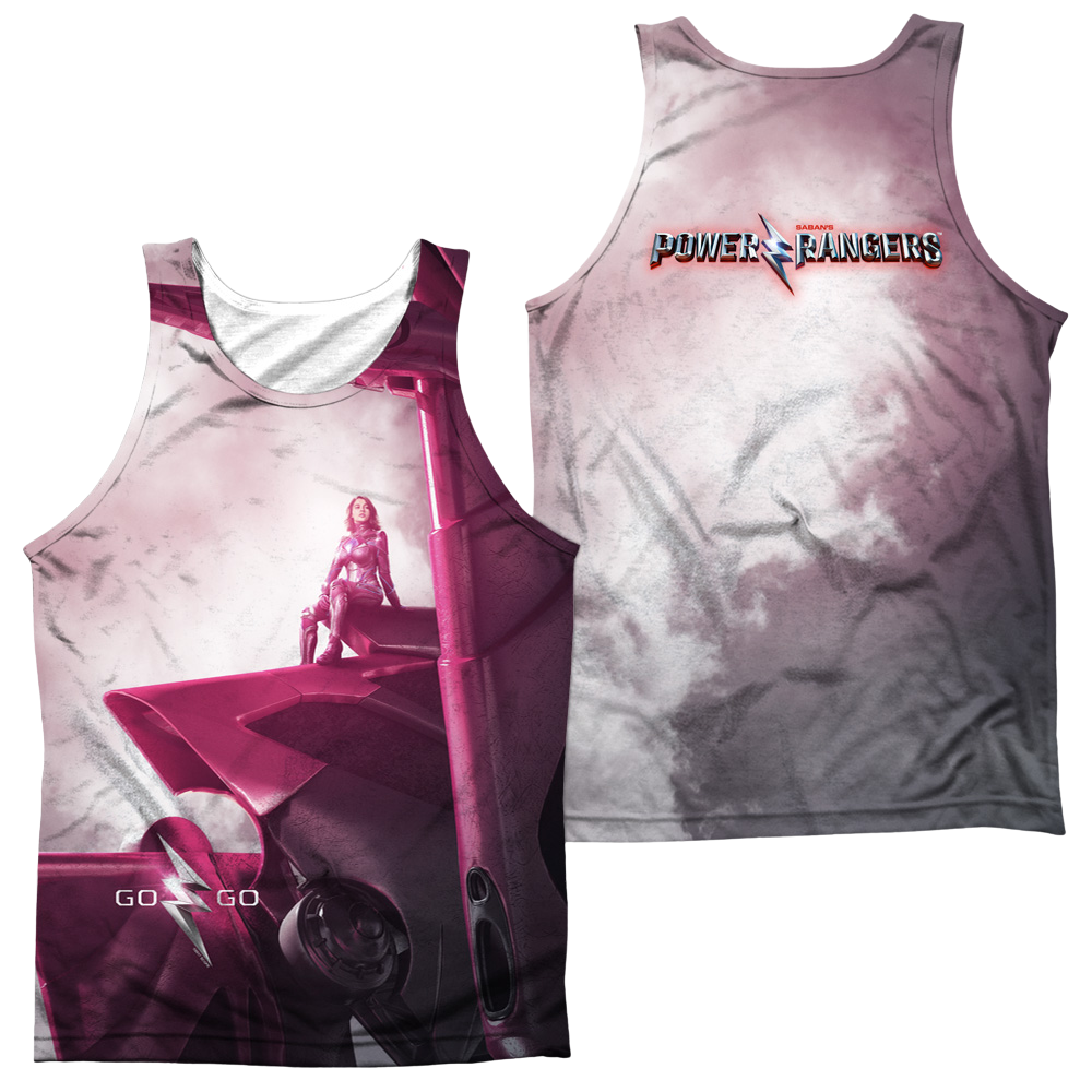 Power Rangers Pink Zord Poster Men's All Over Print Tank Men's All Over Print Tank Power Rangers   