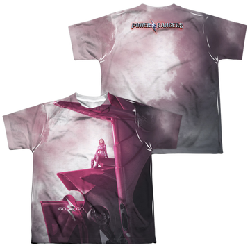 Power Rangers Pink Zord Poster Youth All-Over Print T-Shirt (Ages 8-12) Youth All-Over Print T-Shirt (Ages 8-12) Power Rangers   