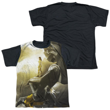 Power Rangers Yellow Zord Poster Youth Black Back T-Shirt (Ages 8-12) Youth Black Back T-Shirt (Ages 8-12) Power Rangers   