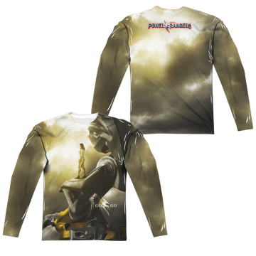 Power Rangers Yellow Zord Poster Men's All-Over Print T-Shirt Men's All-Over Print Long Sleeve Power Rangers   