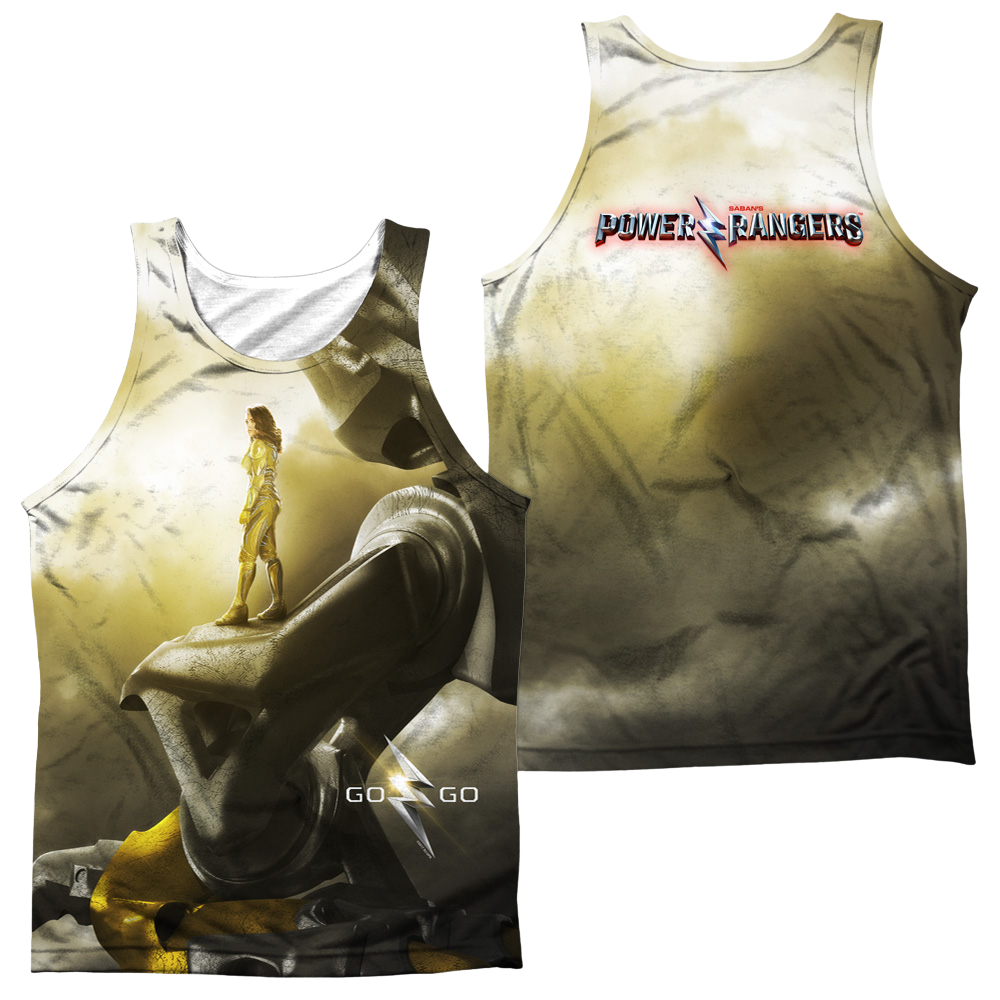 Power Rangers Yellow Zord Poster Men's All Over Print Tank Men's All Over Print Tank Power Rangers   