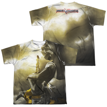 Power Rangers Yellow Zord Poster Youth All-Over Print T-Shirt (Ages 8-12) Youth All-Over Print T-Shirt (Ages 8-12) Power Rangers   