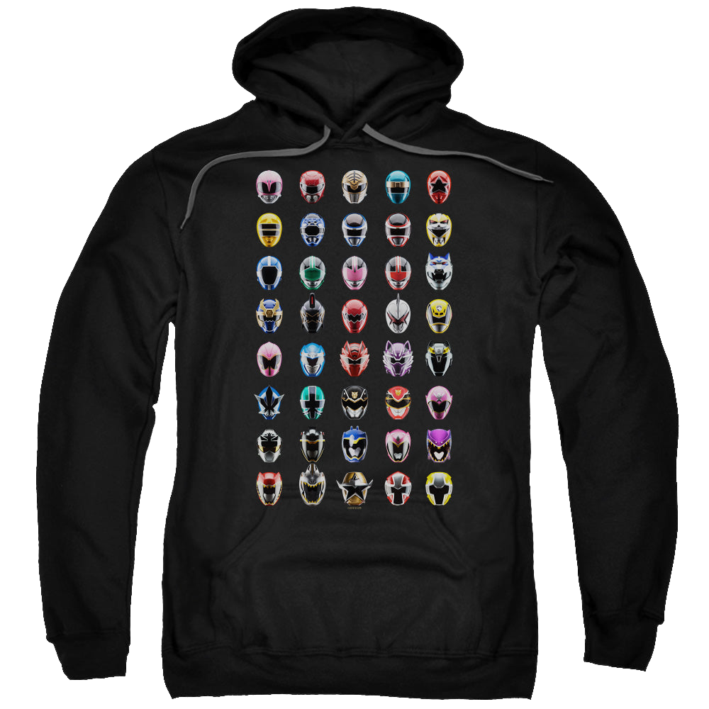 Mighty Morphin Power Rangers Visual Timeline - Pullover Hoodie Pullover Hoodie Power Rangers   