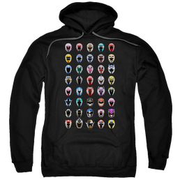 Mighty Morphin Power Rangers Visual Timeline - Pullover Hoodie Pullover Hoodie Power Rangers   