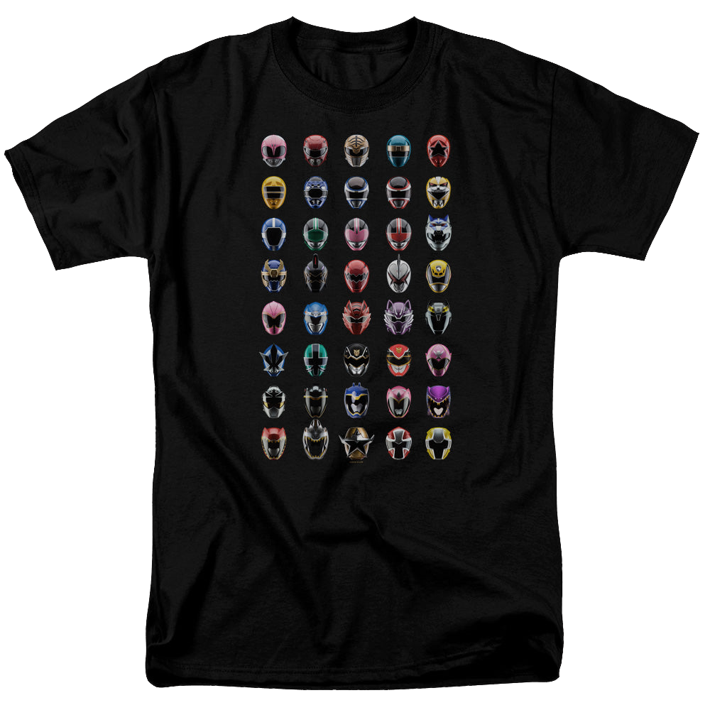 Mighty Morphin Power Rangers Visual Timeline - Men's Regular Fit T-Shirt Men's Regular Fit T-Shirt Power Rangers   