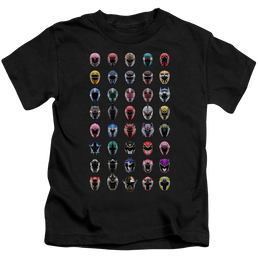 Mighty Morphin Power Rangers Visual Timeline - Kid's T-Shirt Kid's T-Shirt (Ages 4-7) Power Rangers   