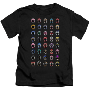Mighty Morphin Power Rangers Visual Timeline - Kid's T-Shirt Kid's T-Shirt (Ages 4-7) Power Rangers   