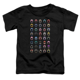 Mighty Morphin Power Rangers Visual Timeline - Toddler T-Shirt Toddler T-Shirt Power Rangers   