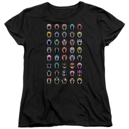 Mighty Morphin Power Rangers Visual Timeline - Women's T-Shirt Women's T-Shirt Power Rangers   