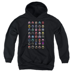 Mighty Morphin Power Rangers Visual Timeline - Youth Hoodie Youth Hoodie (Ages 8-12) Power Rangers   